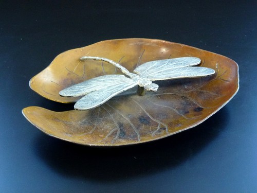Rare jugendstil metall schale - rare,