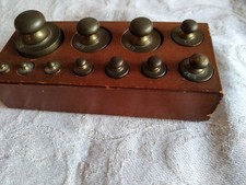 Gewichtssatz aus Messing, kein