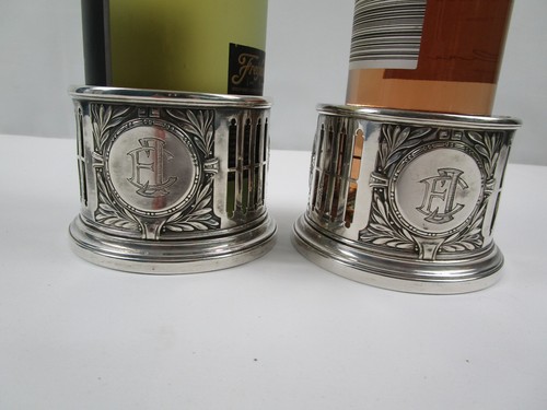 Jugendstil 2 flaschenhalter - -,