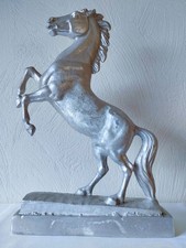 Antik Skulptur Pferd 29 cm