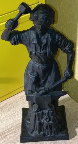 Metallfigur schmied ambos - schmied, am