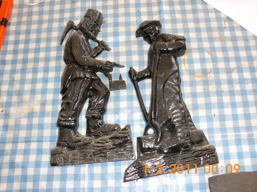 Metall wand gussfiguren - metall,