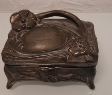 Schöne Jugendstil Schmuckdose