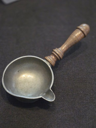Antike zinn schöpfkelle - antike,