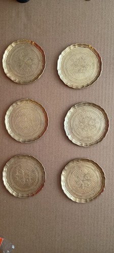 Elegantes vintage messing set - elegantes, messing-set