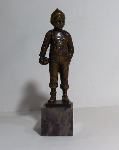 Metallfigur otto schmidt - metallfigur,otto, schmidt-hofer