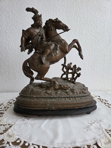 Große reiterfigur metallguss - reiterfigur,