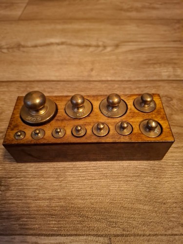 Gewichteset aus messing - aus,