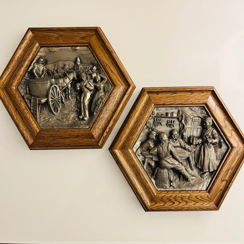 Zinn bilder relief eiche - zinn,