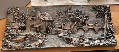 Wandrelief zinn wandbild 3d - zinn,,