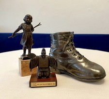 3x Vintage Figuren & Metall