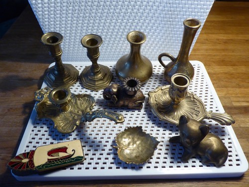 Vintage messing bronze - vintage, messing/