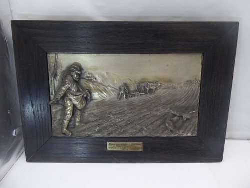 Altes zinnrelief bommer - altes,