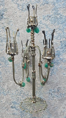 Kerzenständer antik metall - antik,