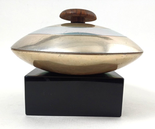 Art deco aluminium schale - art, "