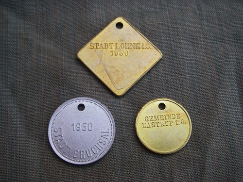 Konvolut alte hundemarken - konvolut,