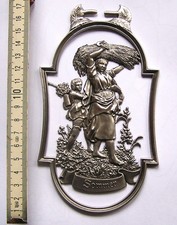 Zinnrelief Motiv Sommer Zinn