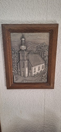 Wandbild zinnbild kirche - wandbild,