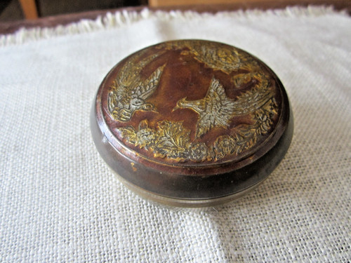 Vintage messing dose - messing,