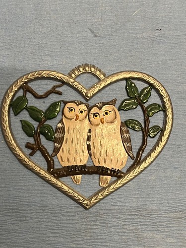 Zinnbild eulenpärchen - zinnbild, im