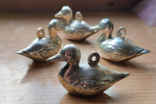 Silber enten anhänger - enten,, 4