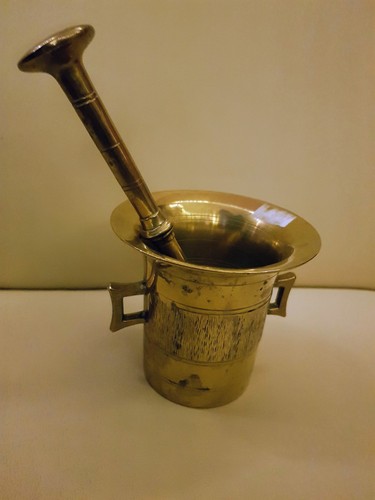 Mörser mit stößel messing - mit,