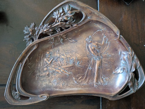 Antik jugendstil schale - antik,
