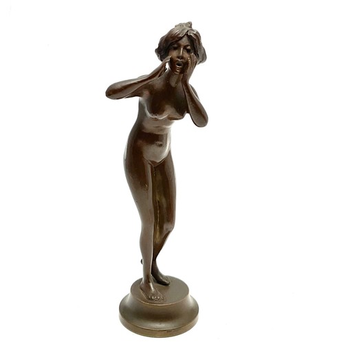 Jugendstil bronze petschaft - bronze,