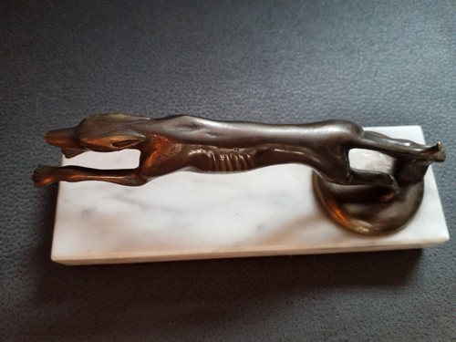 Art deco windhund bronze - deco, "bronze"